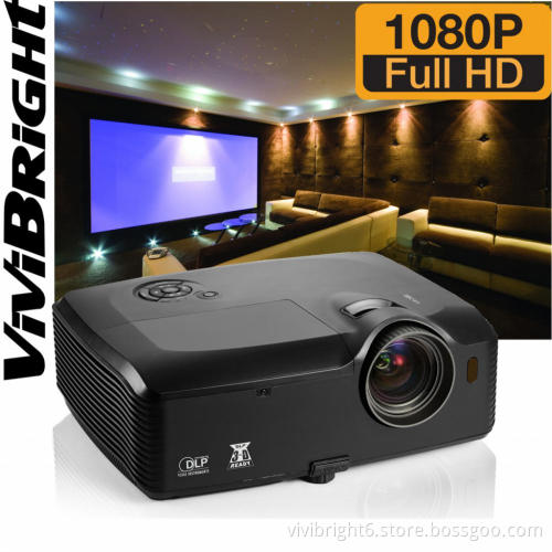 Vivibright 3D Projector Large Venue Projector Native Full HD1080p Outdoor Video Projector office education projector